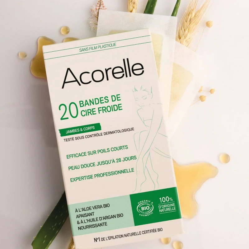 Bandes de cire froide pour le corps - Acorelle