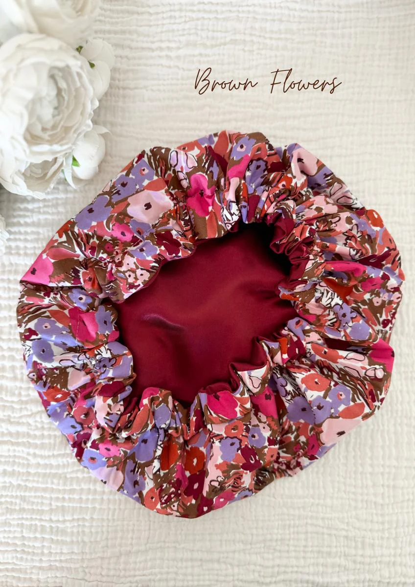 Bonnet de soin en satin - Image 36