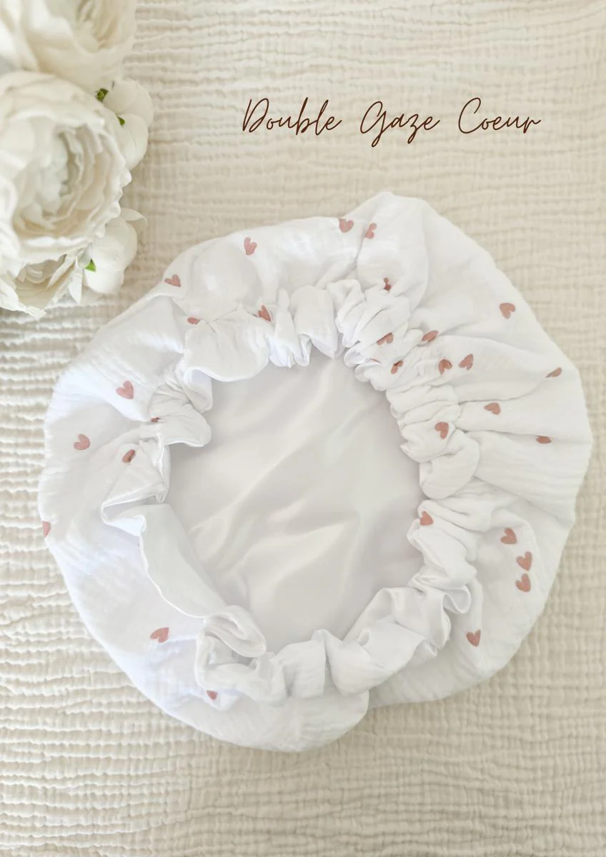 Bonnet de soin en satin - Image 5