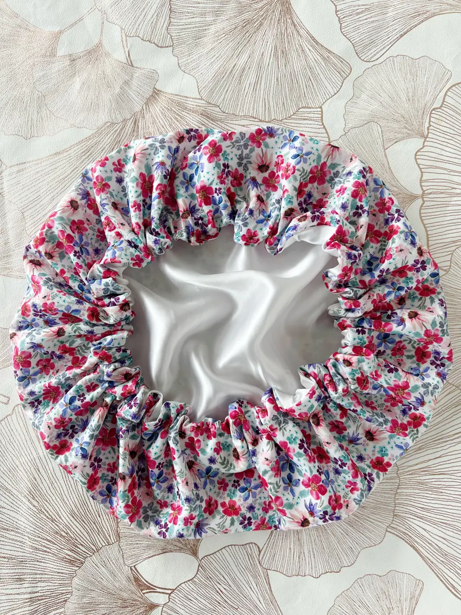 Bonnet de soin en soie - Image 26