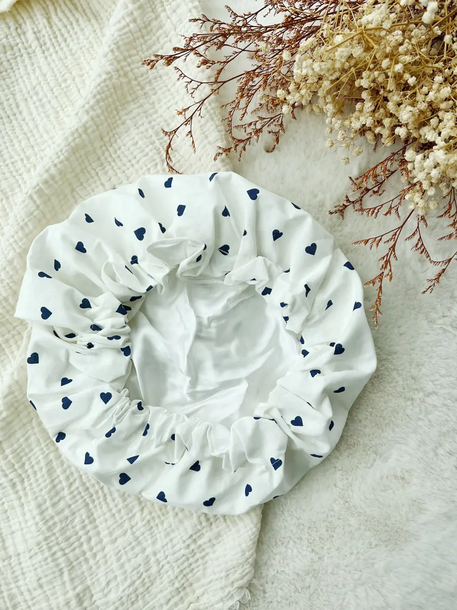 Bonnet de soin en soie - Image 29