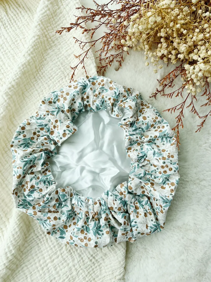 Bonnet de soin en soie - Image 35