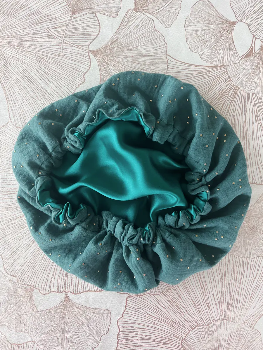 Bonnet de soin en soie - Image 5