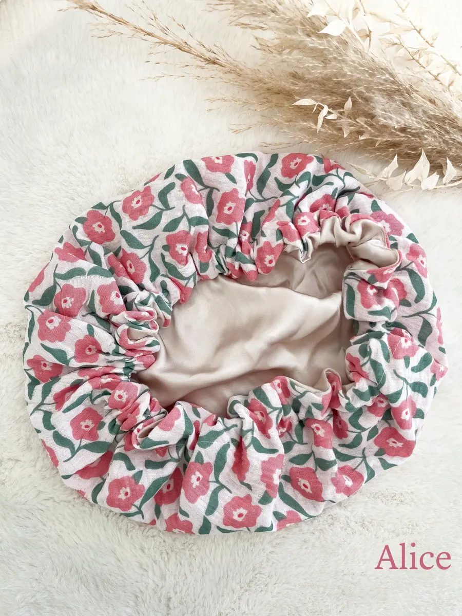 Bonnet de soin en soie - Image 61
