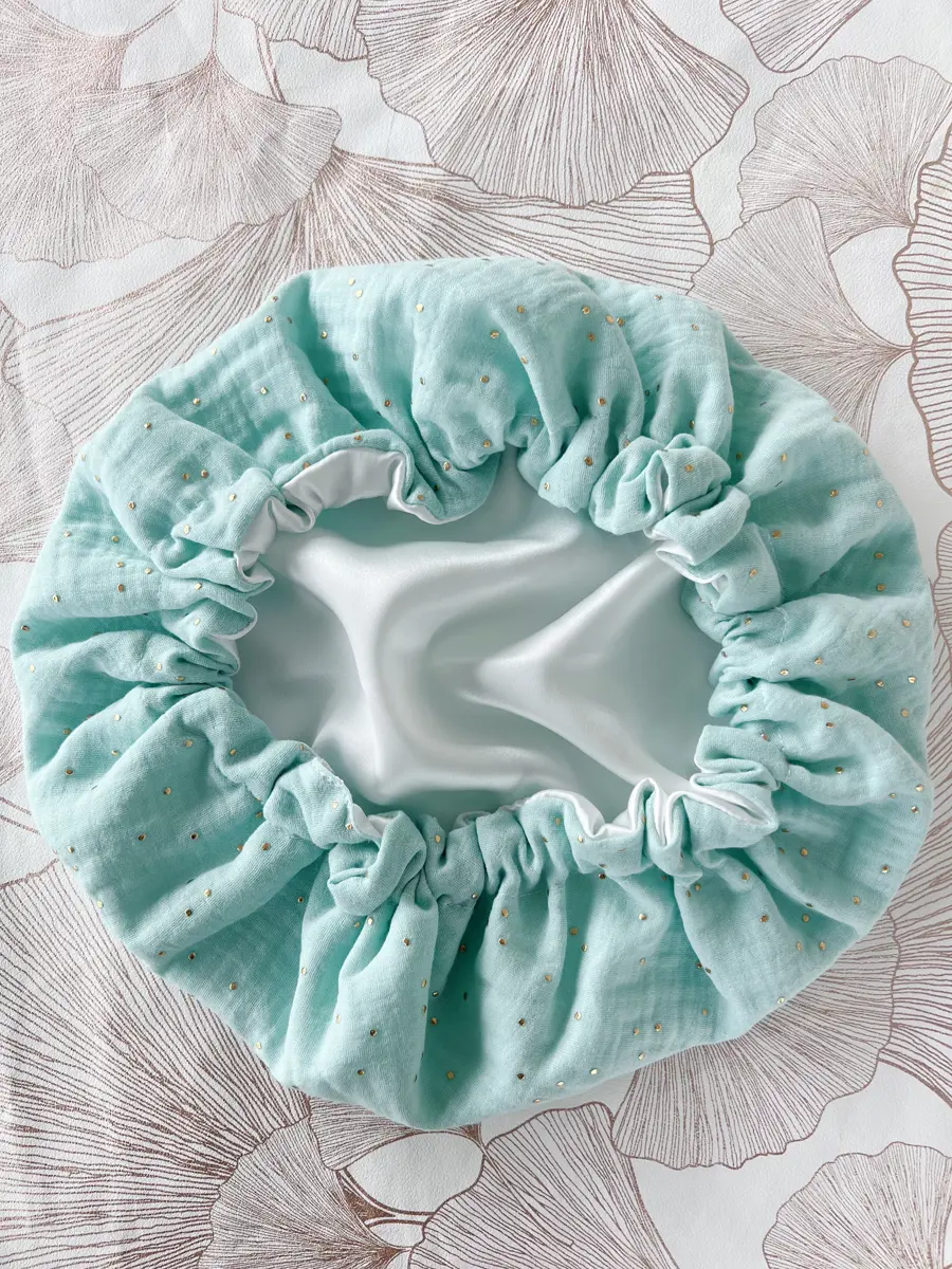 Bonnet de soin en soie - Image 9