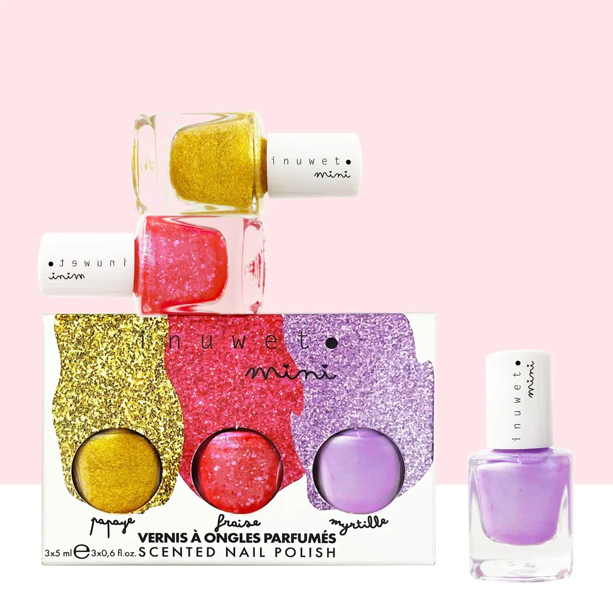 Coffret 3 vernis à l'eau - Inuwet