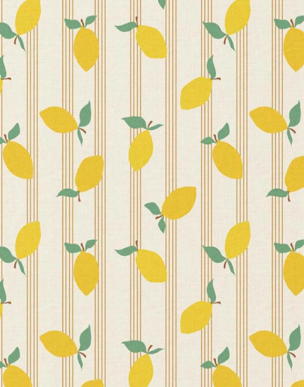 Coton enduit citron - Image 2