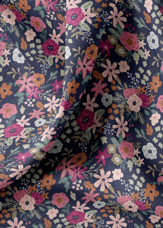 Coton imprimé Capucine - Image 2