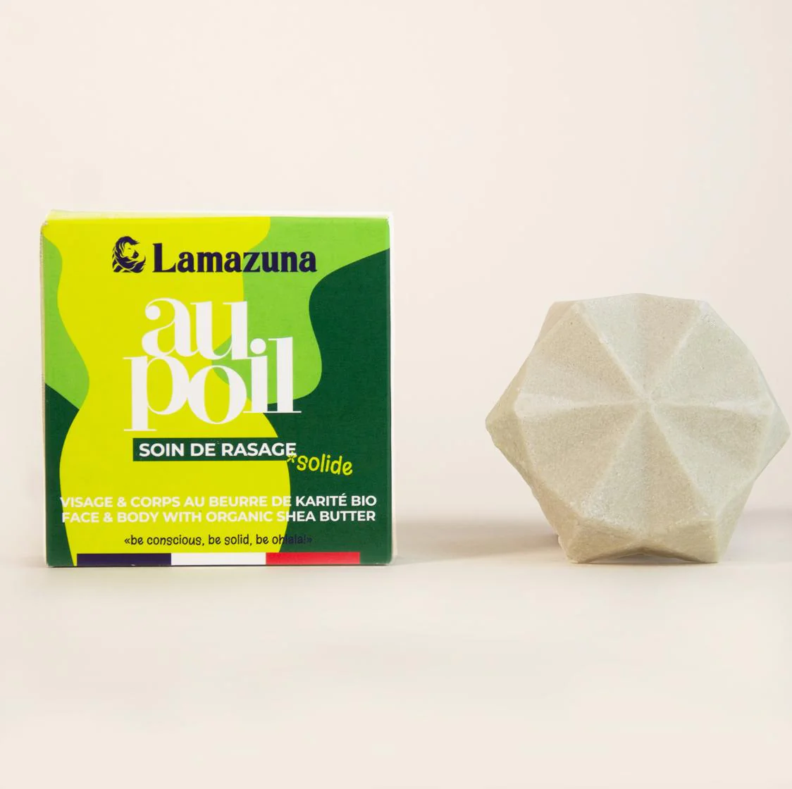 Crème à raser solide Au Poil - Lamazuna