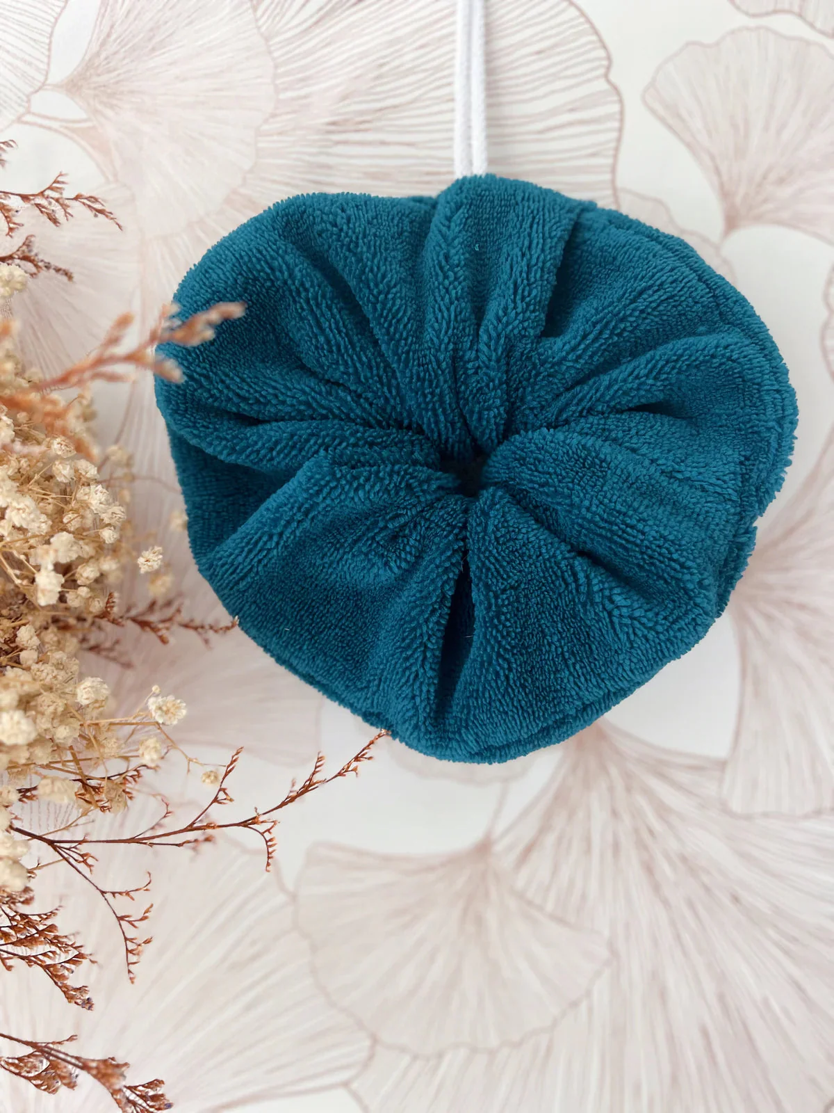 Eponge bambou bleu paon - Image 2