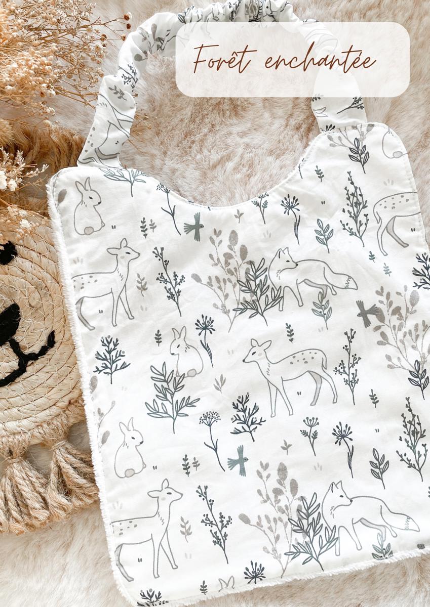 Grand bavoir (2-8 ans) / serviette de cantine - Image 14