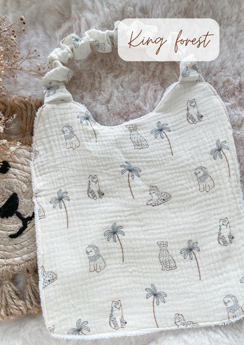 Grand bavoir (2-8 ans) / serviette de cantine - Image 3