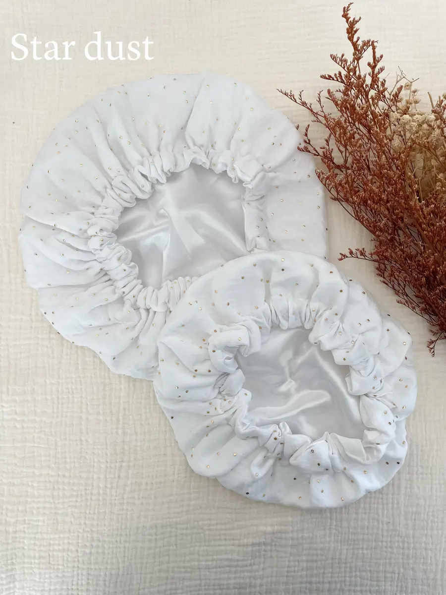 Lot de 2 bonnets de soin Mère / Fille - Image 9