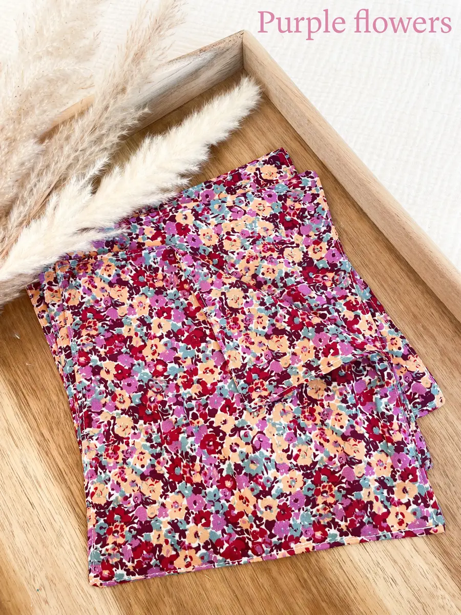 Lot de 3 mouchoirs en tissu lavable - Image 11