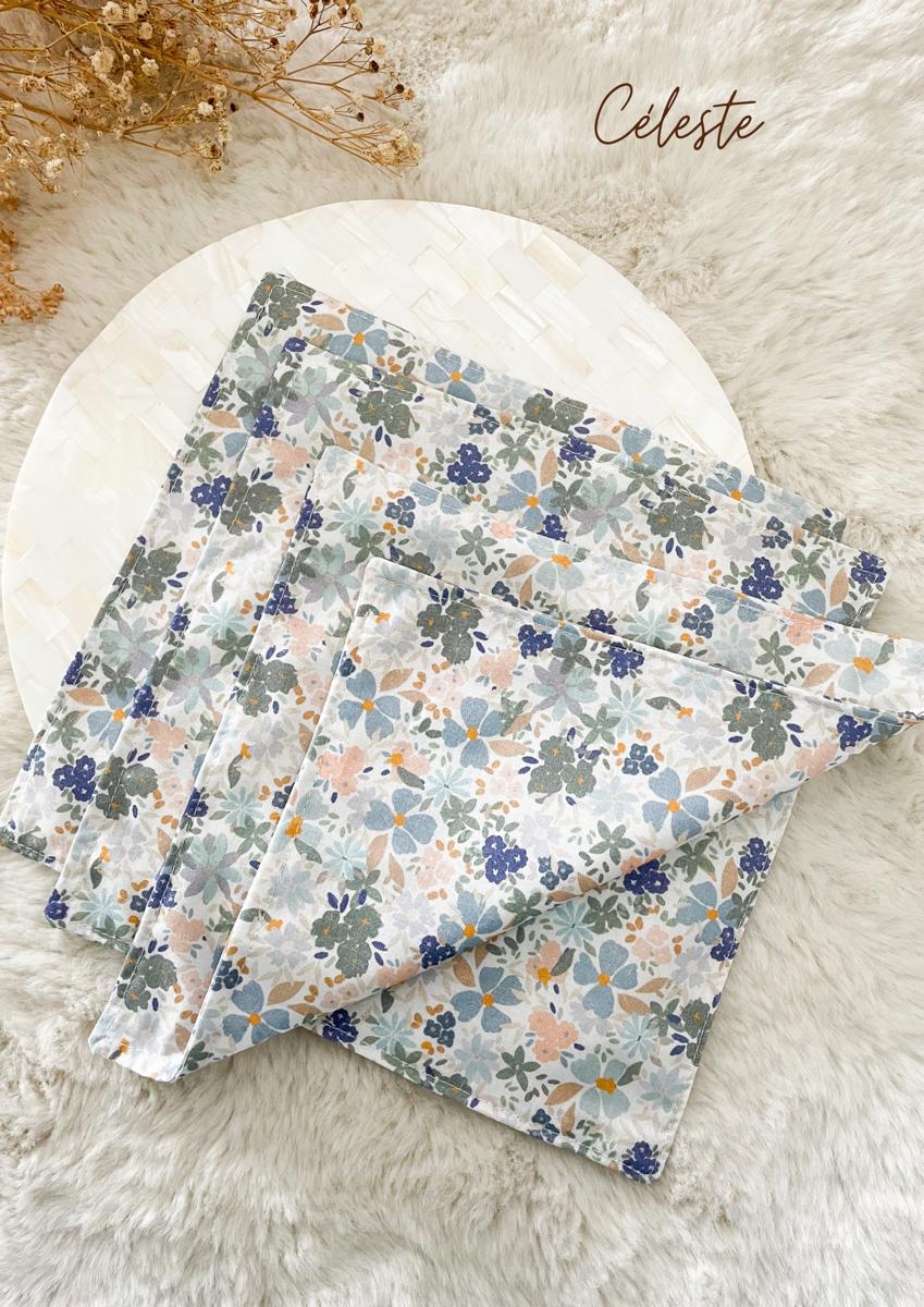 Lot de 3 mouchoirs en tissu lavable - Image 14