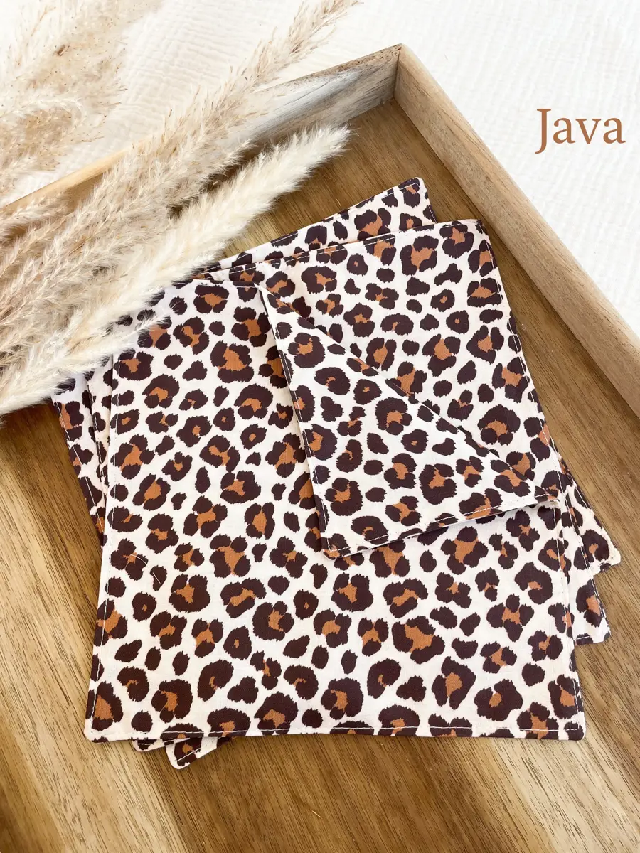 Lot de 3 mouchoirs en tissu lavable - Image 4
