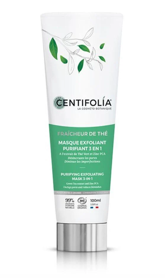 Masque exfoliant purifiant 3 en 1 - Centifolia
