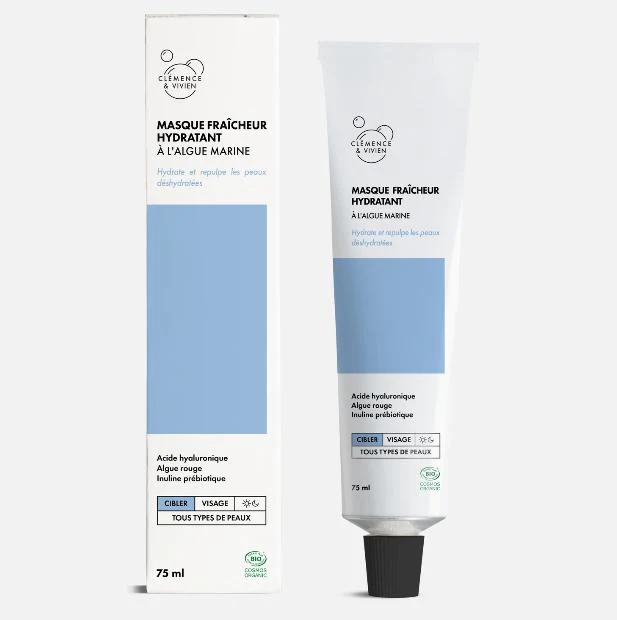 Masque fraîcheur hydratant - Clémence et Vivien