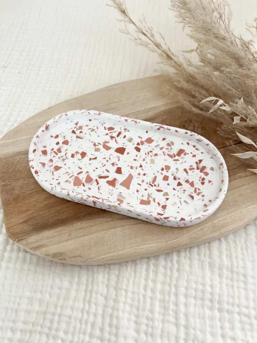 Plateau ovale Tout Terrazzo - Maison Charlett