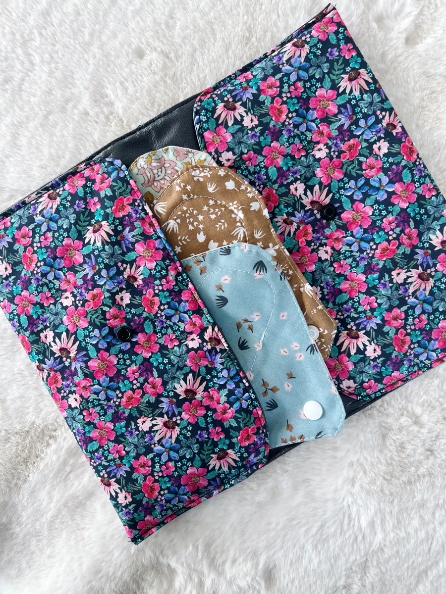 Pochette à culottes menstruelles/serviettes hygiéniques lavables - Image 11