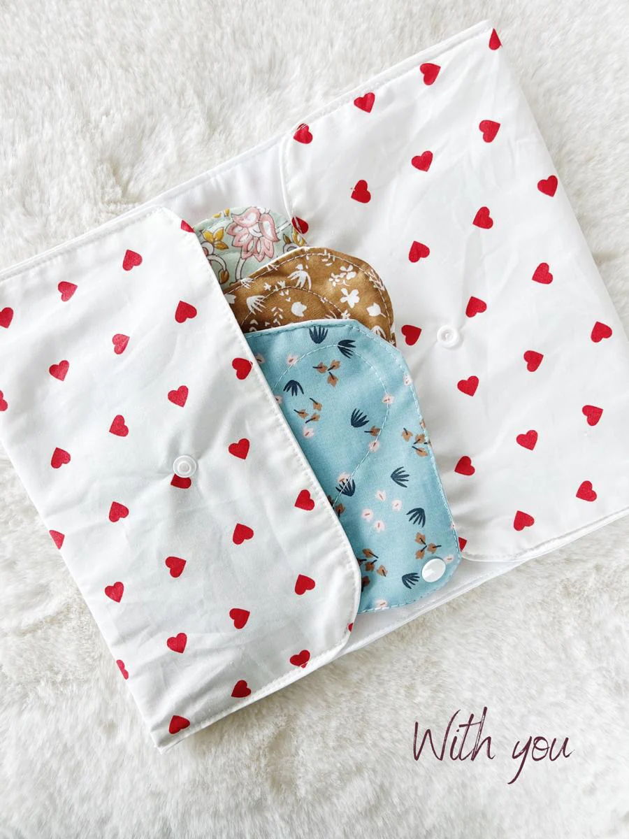 Pochette à culottes menstruelles/serviettes hygiéniques lavables - Image 19