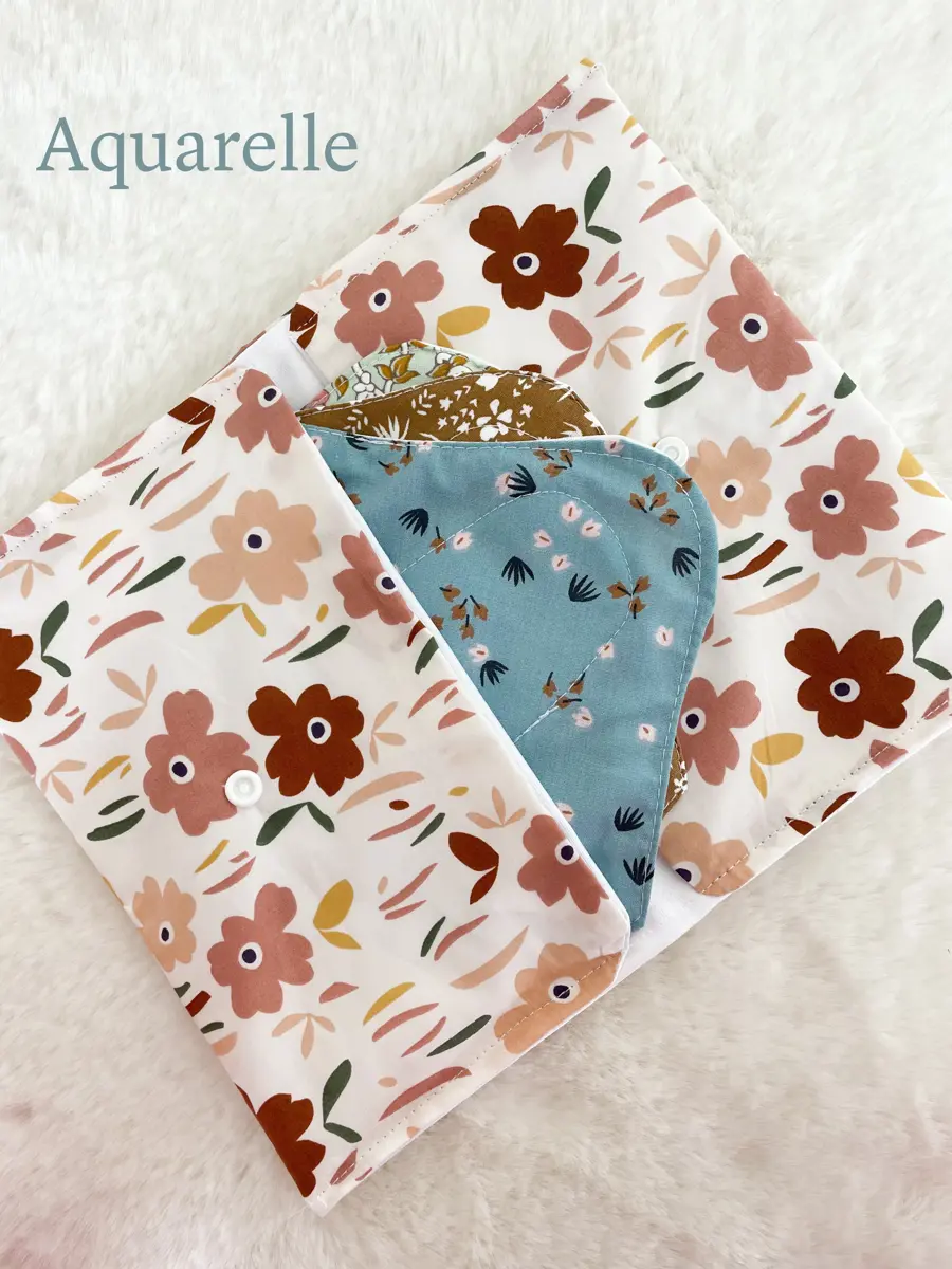 Pochette à culottes menstruelles/serviettes hygiéniques lavables - Image 29