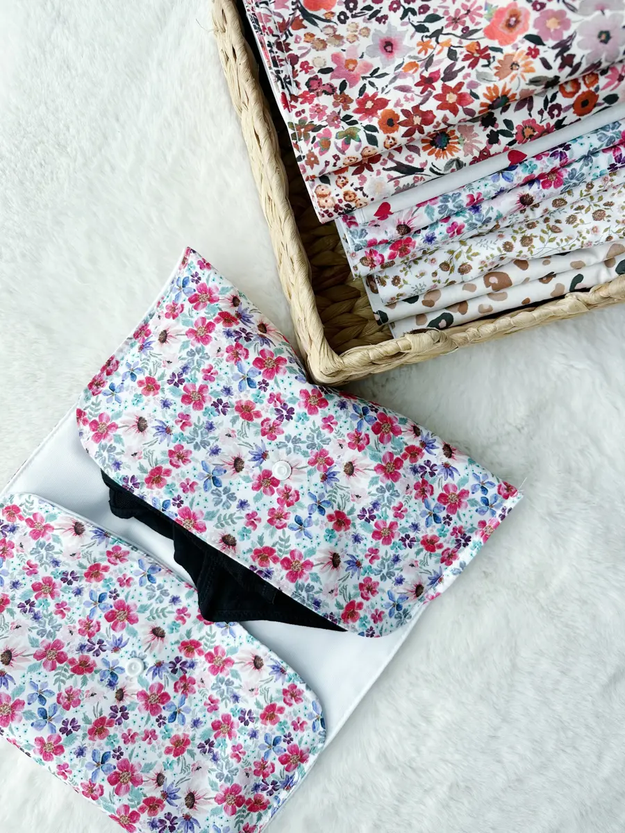 Pochette à culottes menstruelles/serviettes hygiéniques lavables - Image 5
