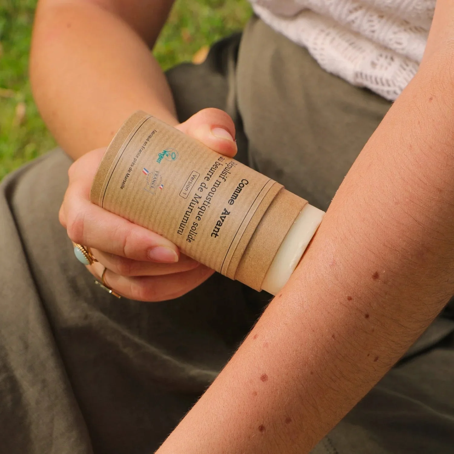 Répulsif Anti-Moustique Solide au Beurre de Murumuru – Comme Avant - Image 2