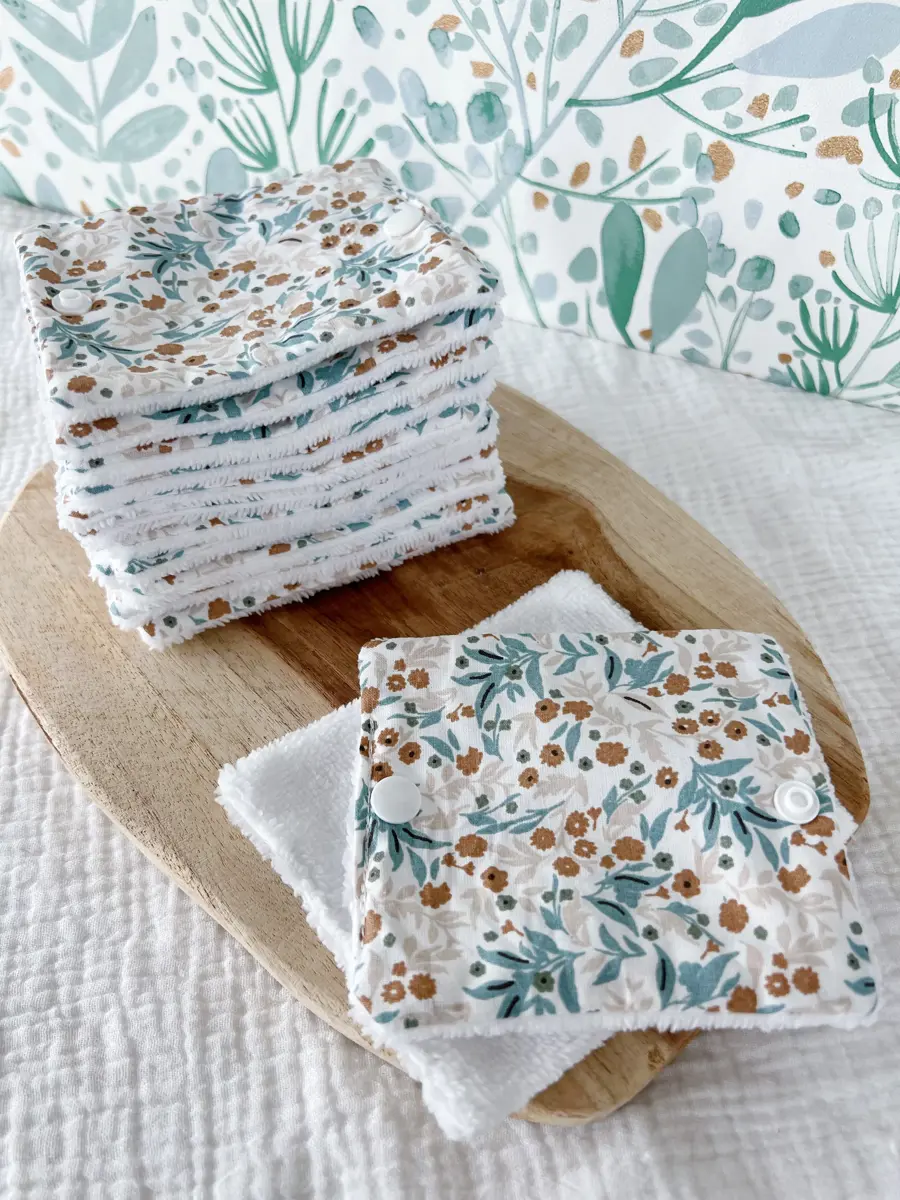 Rouleau de papier toilette lavable avec pressions (15 feuilles) - Image 15