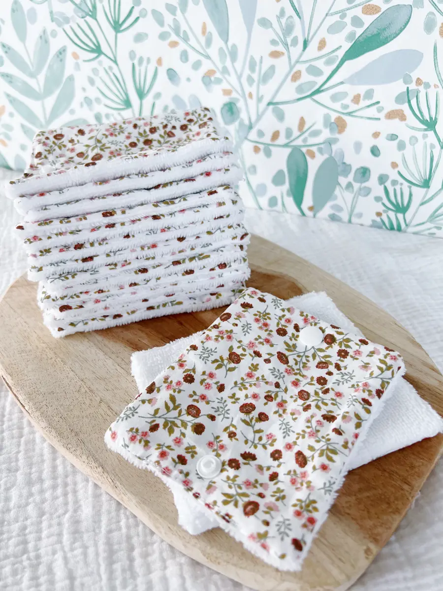 Rouleau de papier toilette lavable avec pressions (15 feuilles) - Image 16