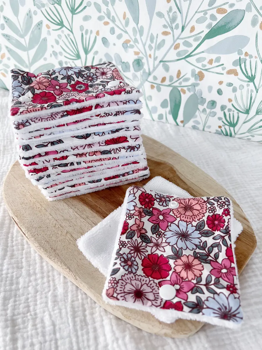 Rouleau de papier toilette lavable avec pressions (15 feuilles) - Image 18