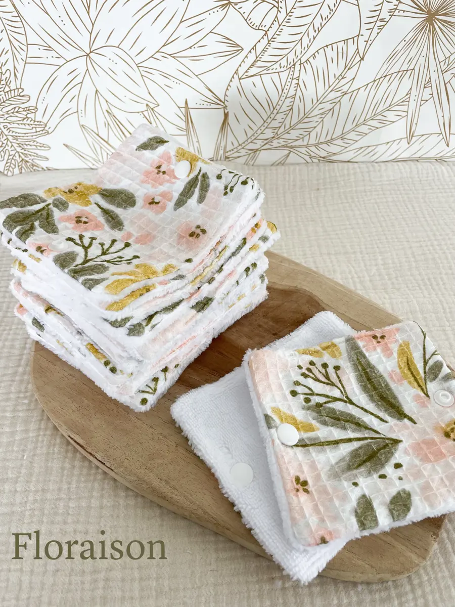 Rouleau de papier toilette lavable avec pressions (15 feuilles) - Image 27