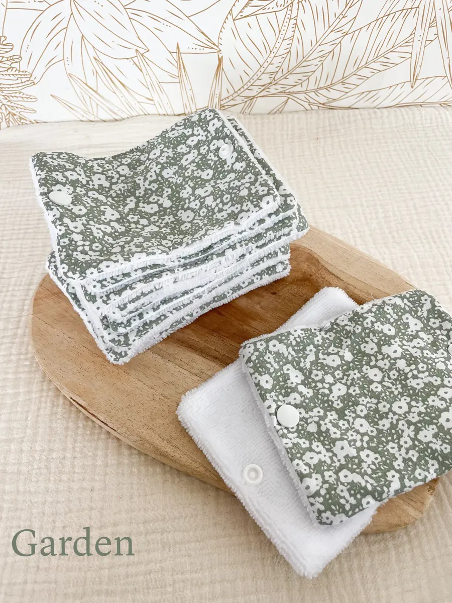 Rouleau de papier toilette lavable avec pressions (15 feuilles) - Image 28