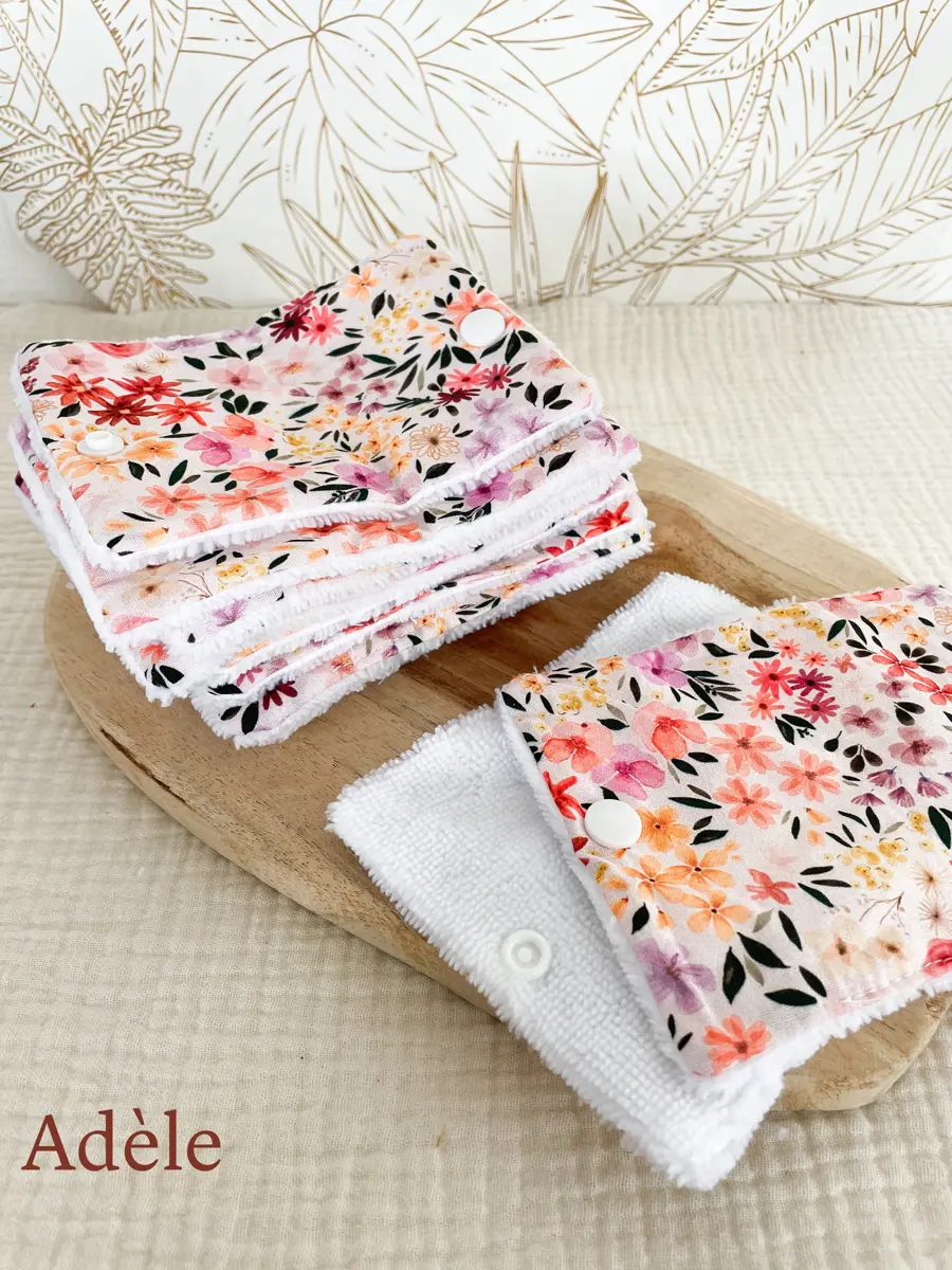 Rouleau de papier toilette lavable avec pressions (15 feuilles) - Image 31