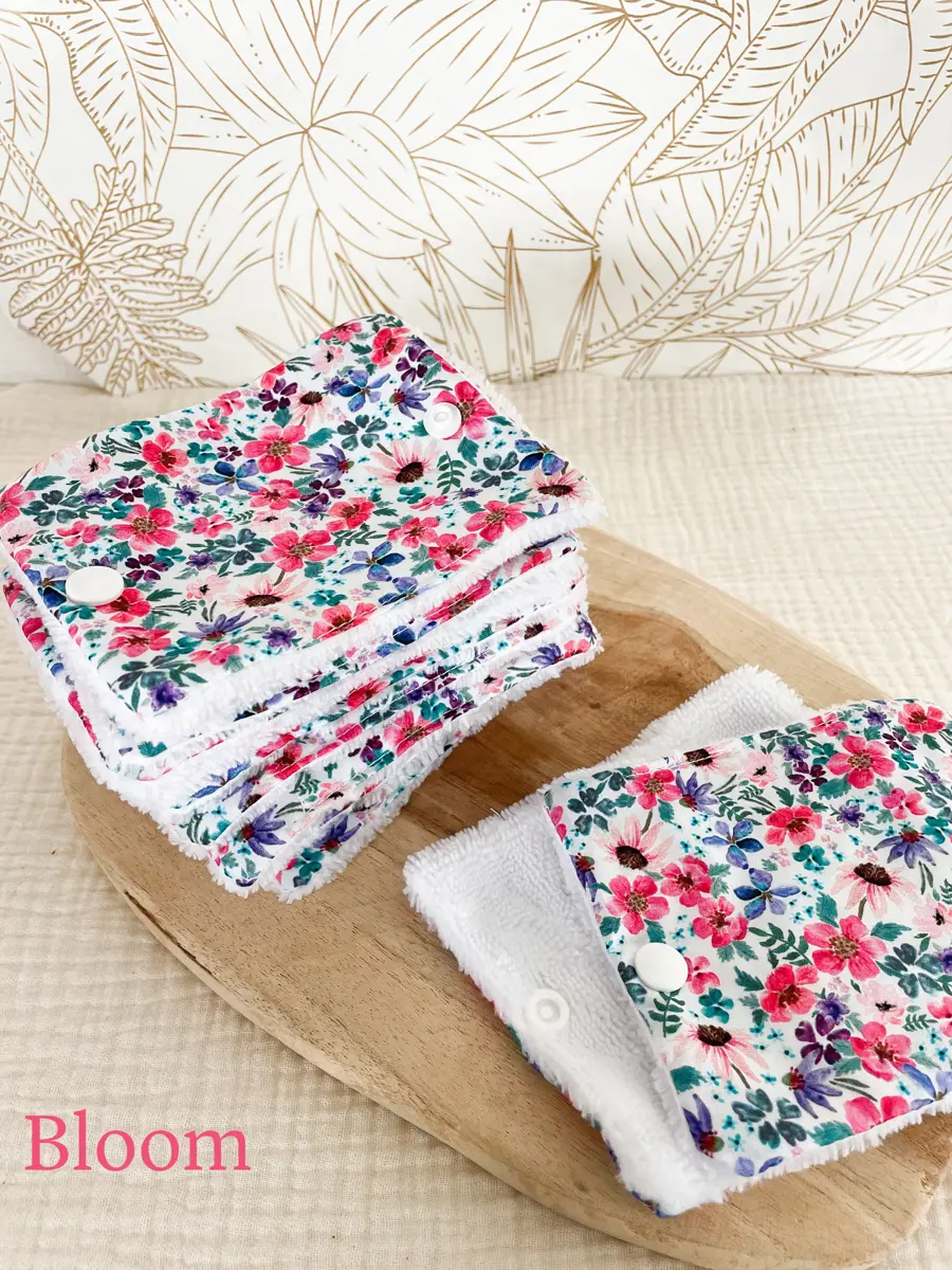 Rouleau de papier toilette lavable avec pressions (15 feuilles) - Image 33