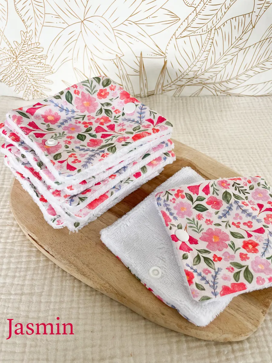 Rouleau de papier toilette lavable avec pressions (15 feuilles) - Image 37