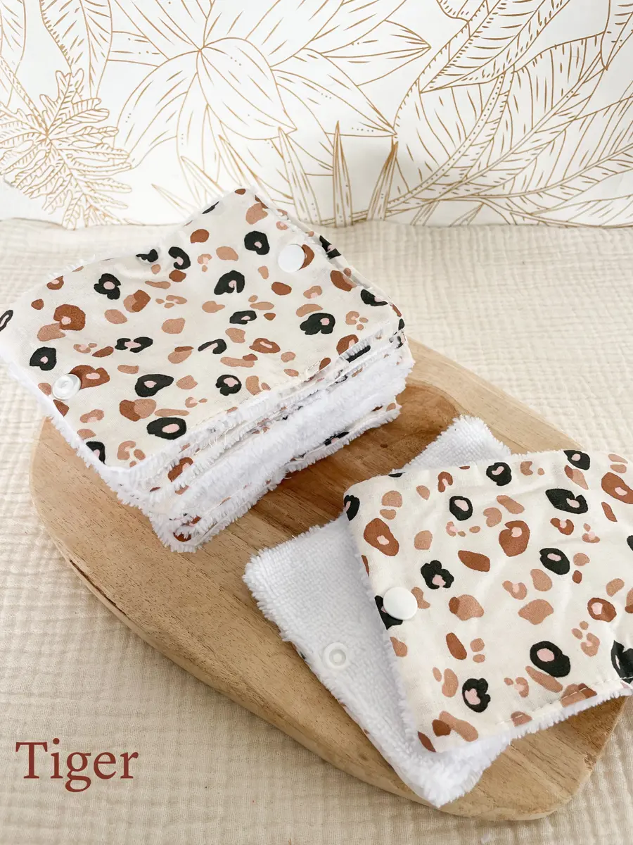 Rouleau de papier toilette lavable avec pressions (15 feuilles) - Image 38