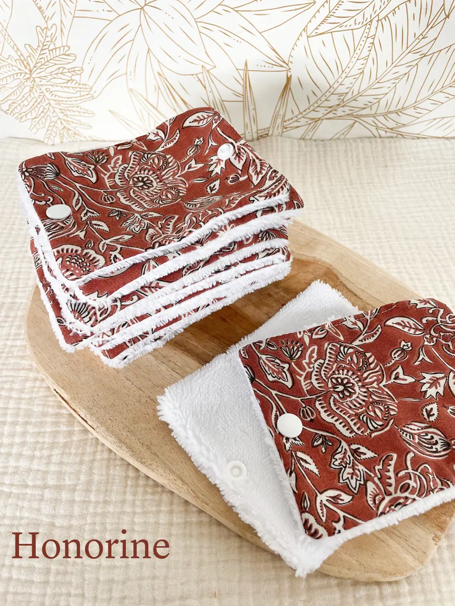 Rouleau de papier toilette lavable avec pressions (15 feuilles) - Image 39