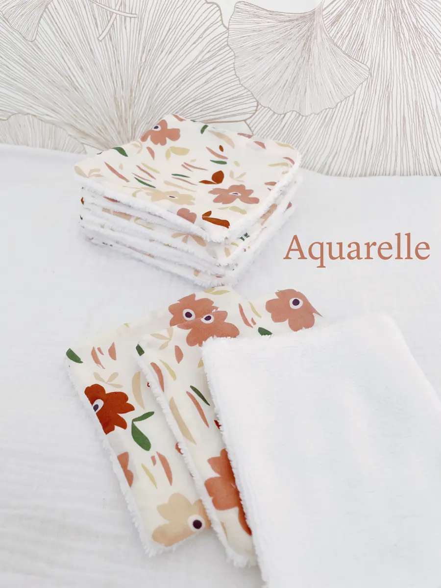 Papier toilette lavable (15 feuilles - sans pressions) - Image 10