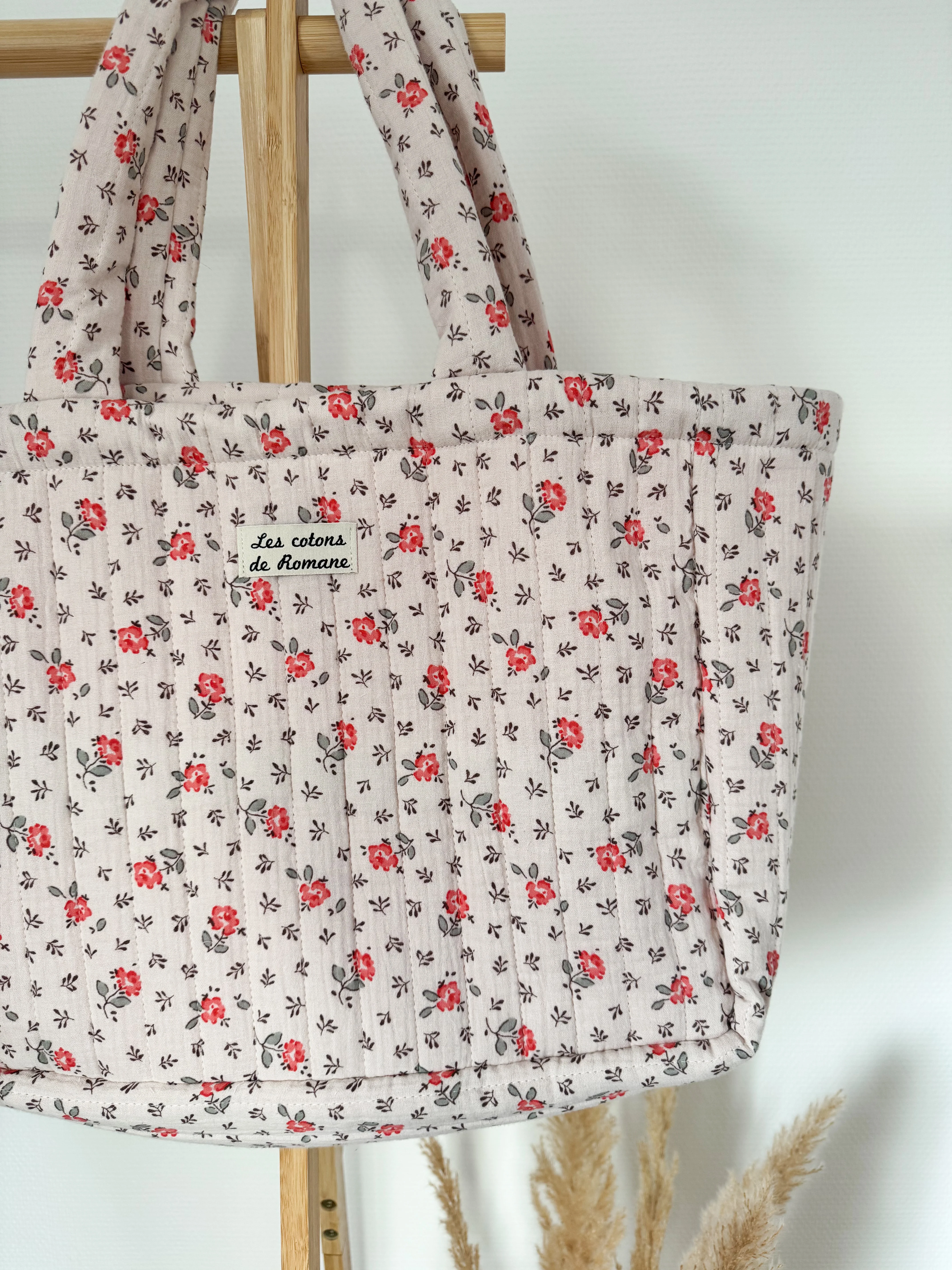 Sac cabas matelassé réversible - Les cotons de Romane - Image 4