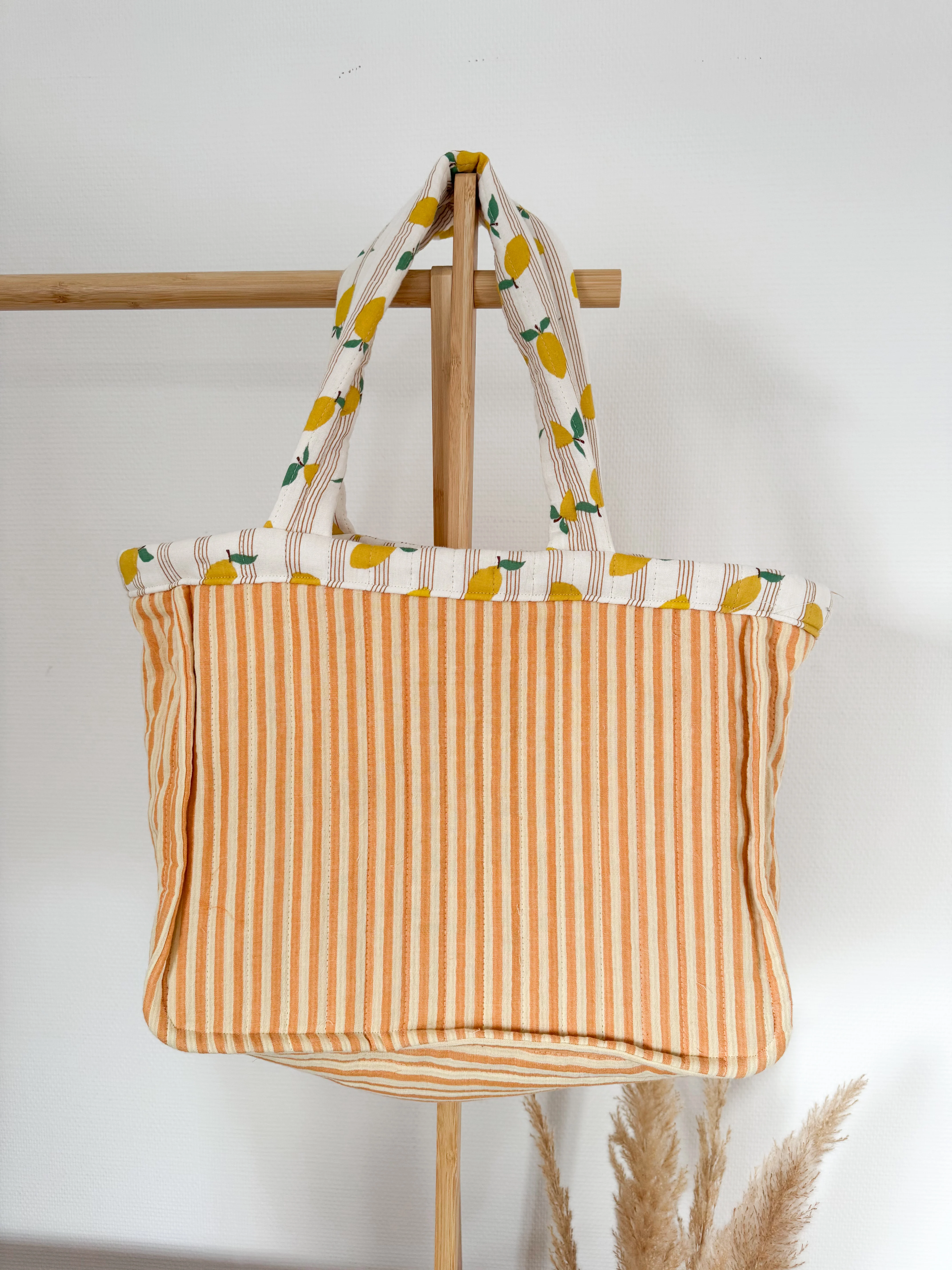 Sac cabas matelassé réversible - Les cotons de Romane - Image 8
