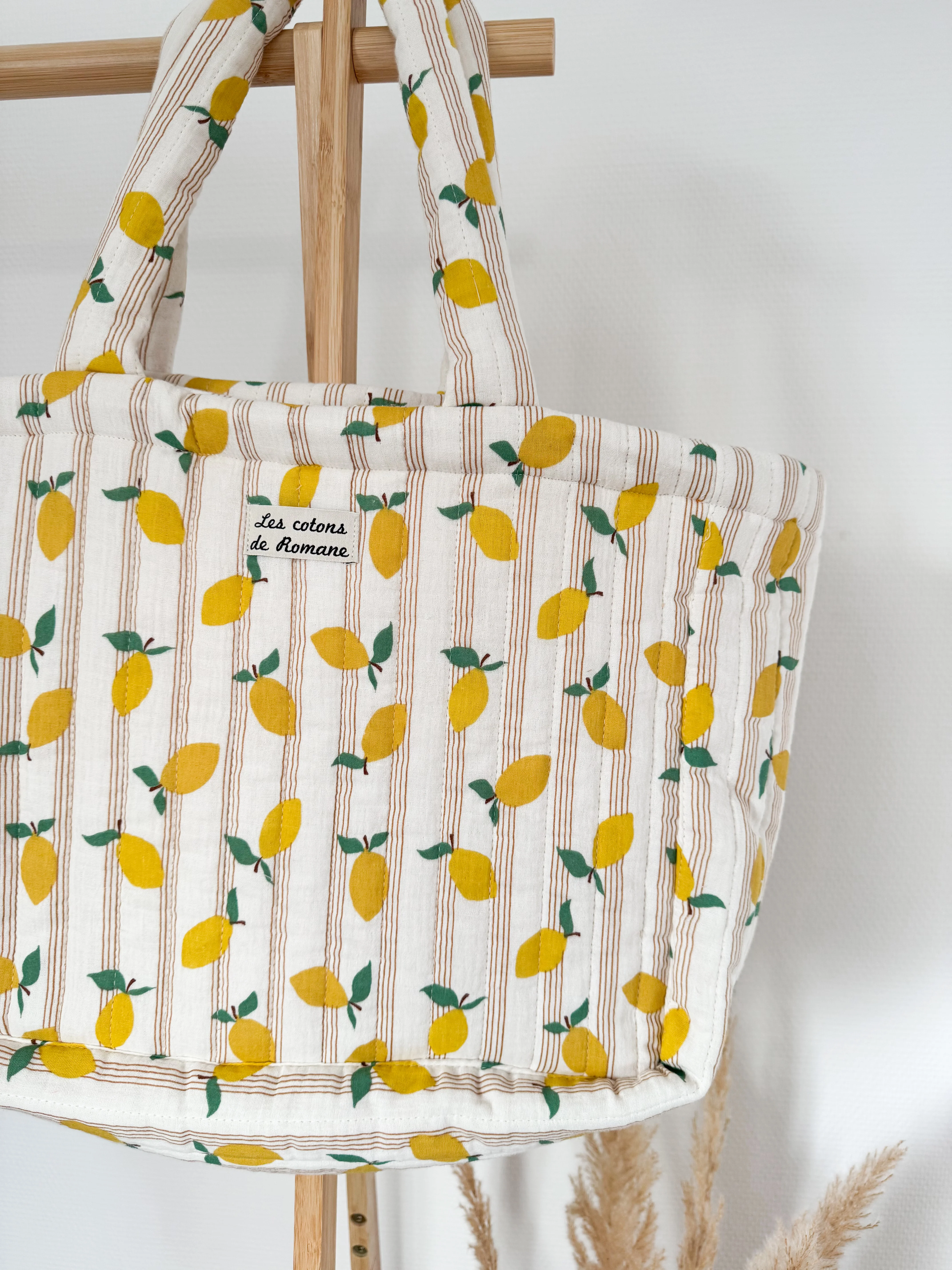 Sac cabas matelassé réversible - Les cotons de Romane - Image 9