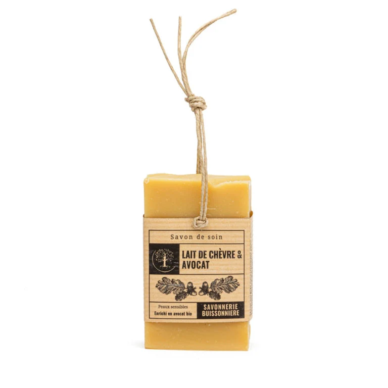 Savon lait de chèvre et avocat (acné, eczéma, rougeurs etc.) - La savonnerie buissonnière - Image 2