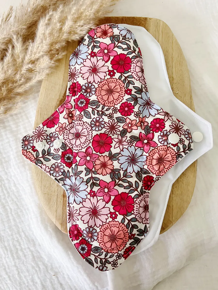 Serviette hygiénique lavable NUIT pour flux abondants - Image 11