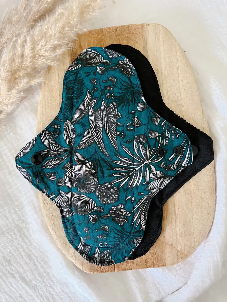 Serviette hygiénique lavable NUIT pour flux abondants - Image 14