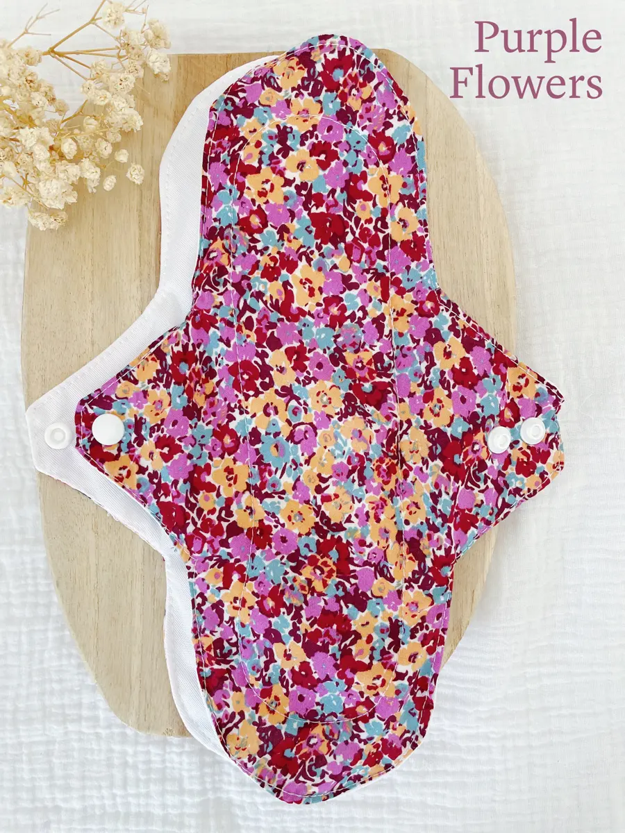 Serviette hygiénique lavable NUIT pour flux abondants - Image 24
