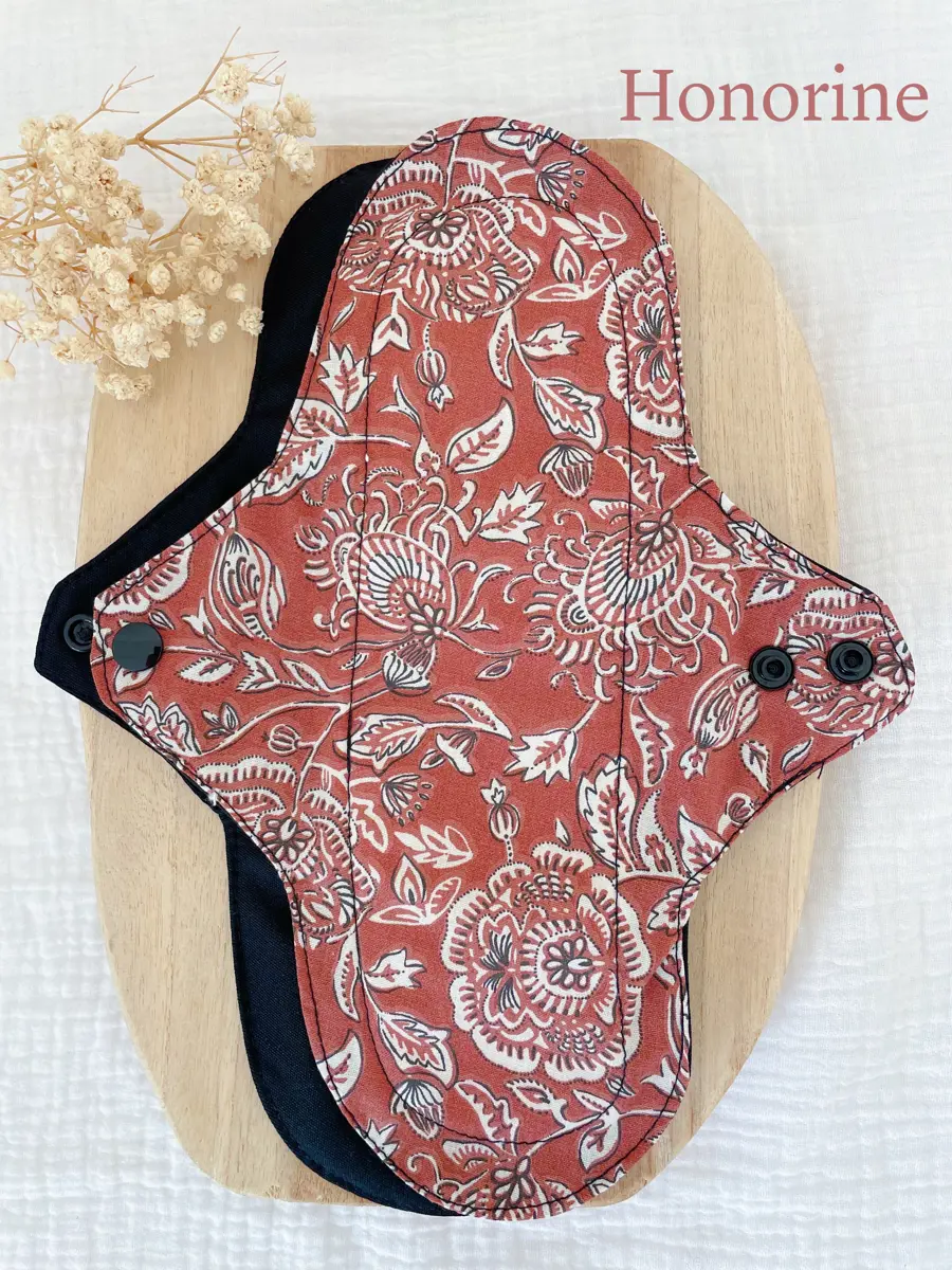 Serviette hygiénique lavable NUIT pour flux abondants - Image 25