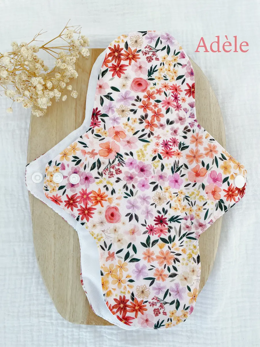 Serviette hygiénique lavable NUIT pour flux abondants - Image 27