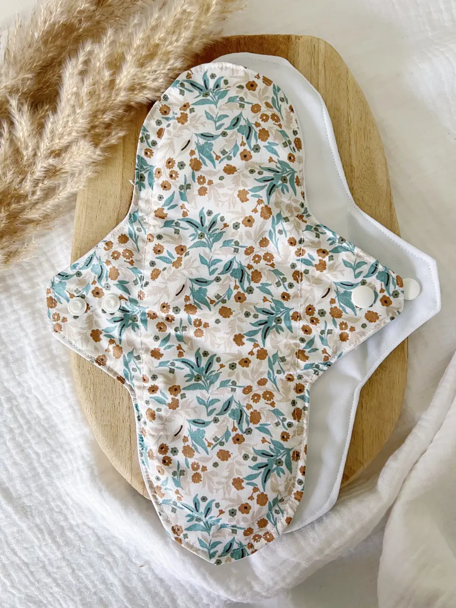Serviette hygiénique lavable NUIT pour flux abondants - Image 9