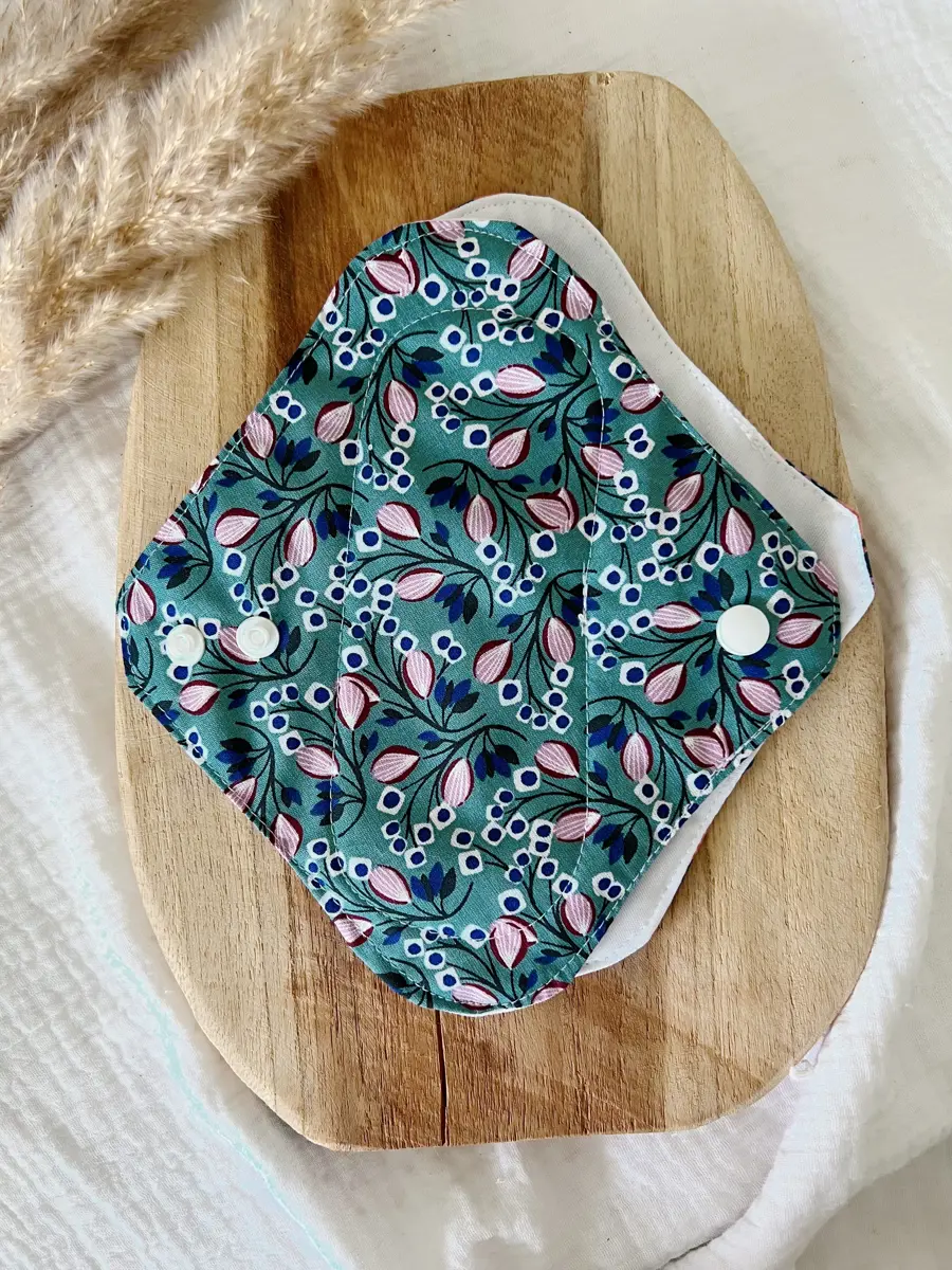 Serviette lavable flux MOYEN – Serviette hygiénique de jour - Image 13